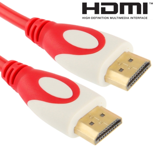 

1.5m Gold Plated HDMI 19 Pin to 19 Pin HDMI Cable, 1.4 Version, Support 3D / HD TV / XBOX 360 / PS3 / Projector / DVD Player etc(Red)