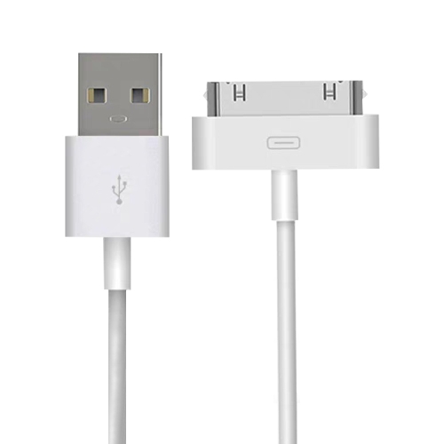 2m 30 Pin Data Sync Cable, For iPhone 4 & 4S, iPhone 3GS / 3G, iPad 3 / iPad 2 / iPad(White)