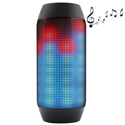 

Pulse Portable Bluetooth Streaming Mini Speaker with Built-in LED Light Show & Mic, For iPhone, Galaxy, Sony, Lenovo, HTC, Huawei, Google, LG, Xiaomi, other Smartphones(Black)