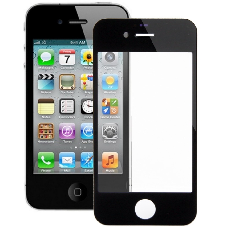 

Front Screen Outer Glass Lens for iPhone 4 & 4S (Black)