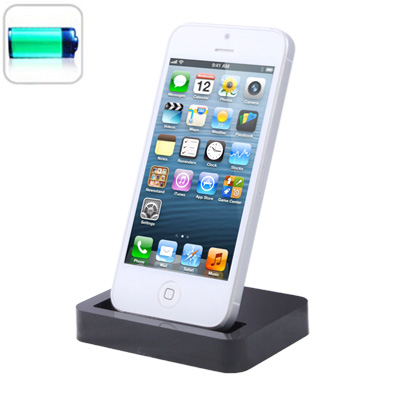 

High Quality 8 Pin Base Dock Charger, For iPhone XR / iPhone XS MAX / iPhone X & XS / iPhone 8 & 8 Plus / iPhone 7 & 7 Plus / iPhone 6 & 6s & 6 Plus & 6s Plus / iPad(Black)