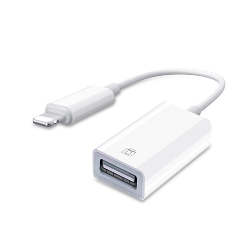 

USB OTG Connection Kit, For iPad 4 / iPad mini 1 / 2 / 3 (10cm)(White)
