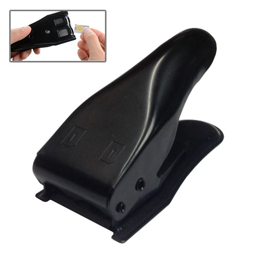 

Multifunctional Nano SIM Card and Micro SIM Card Cutter(Black)