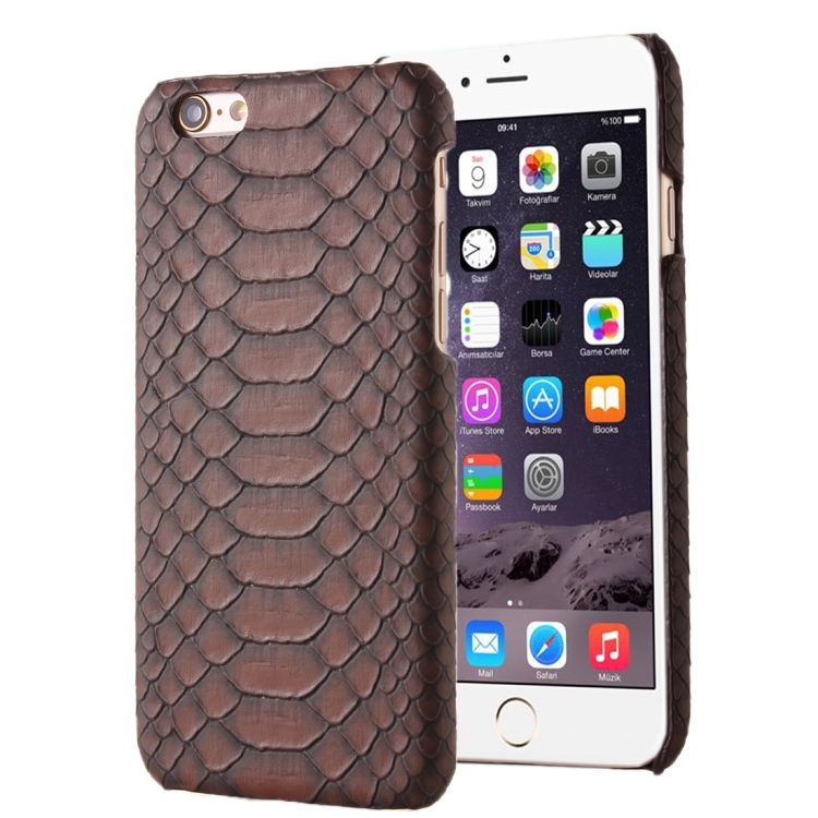 

Snakeskin Texture Hard Back Cover Protective Back Case for iPhone 5(Brown)