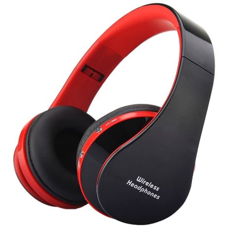

NX-8252 Bluetooth Fold High Fidelity Surround Sound Wireless Stereo Headset with Mic, For iPhone, Galaxy, Huawei, Xiaomi, LG, HTC and Other Smart Phones(Red)