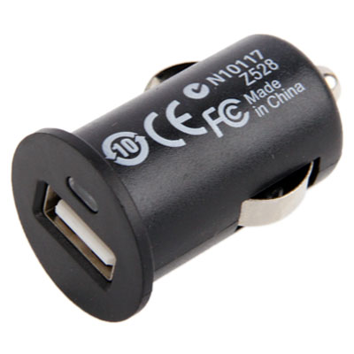 

5V / 1A Mini USB Car Charger, For iPhone, Galaxy, Huawei, Xiaomi, LG, HTC and Other Smart Phones(Black)