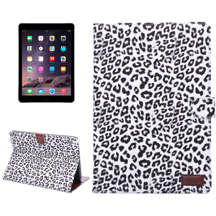

Leopard Pattern Leather Case with Holder & Card Slots & Wallet & Sleep Function for iPad Air 2