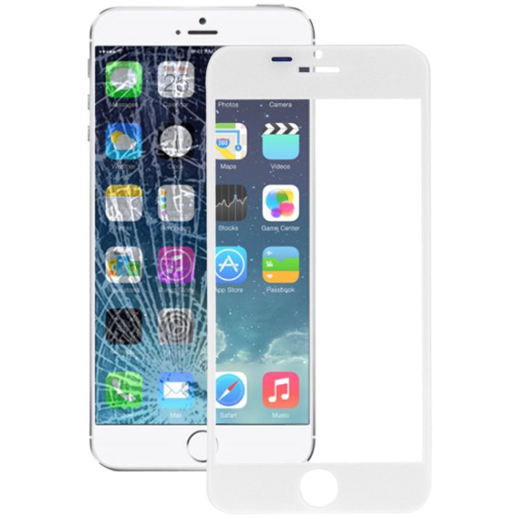 

Front Screen Outer Glass Lens for iPhone 6(White)
