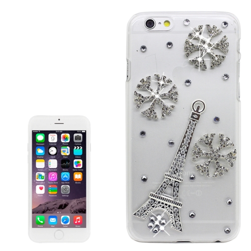 

Tower Pattern Diamond Encrusted Plastic Case for iPhone 6