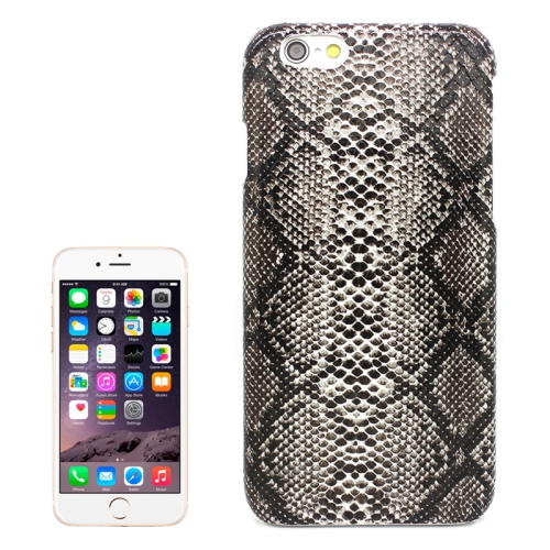 

For iPhone 6 Snakeskin Pattern Paste Skin Hard Case(Black)