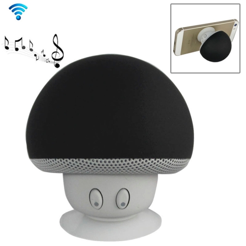 

Mushroom Shape Bluetooth Speaker, with Suction Holder(Black)