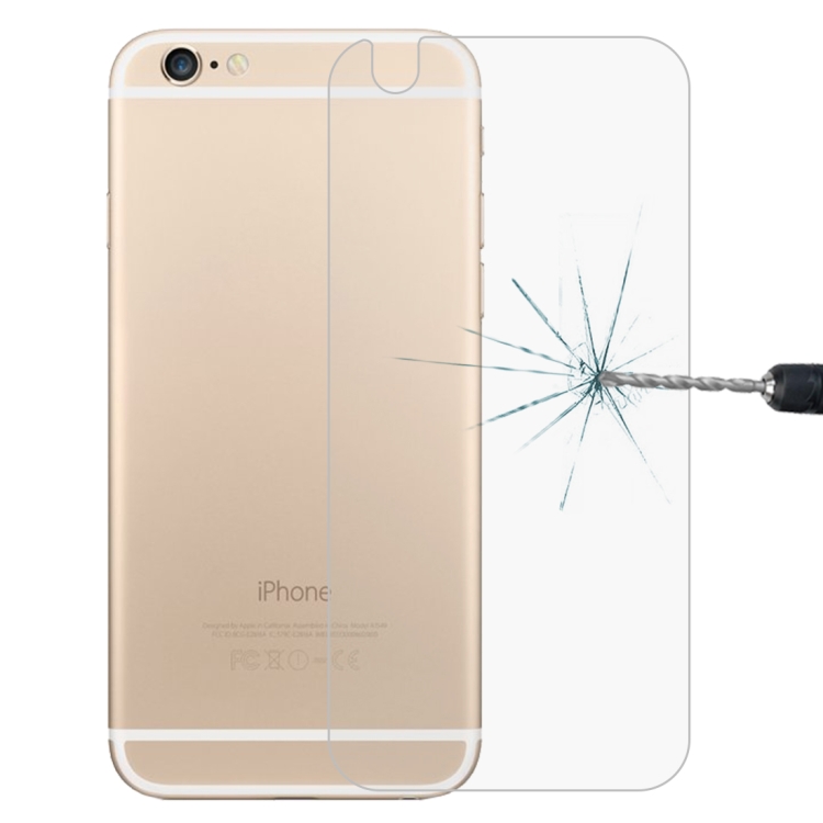 

For iPhone 6 / 6S 0.26mm Explosion-proof Back Screen Protector Tempered Glass Film