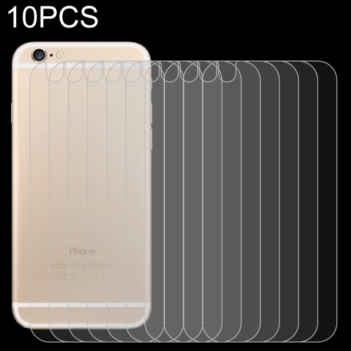 

10 PCS for iPhone 6 / 6S 0.26mm Explosion-proof Back Screen Protector Tempered Glass Film