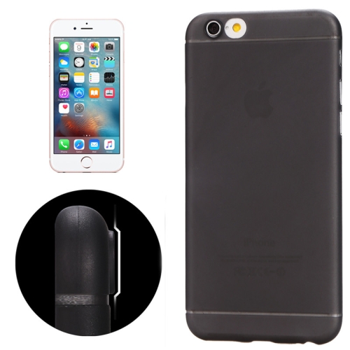 

Ultrathin Camera Protection Design Translucence PP Case for iPhone 6 & 6S(Black)