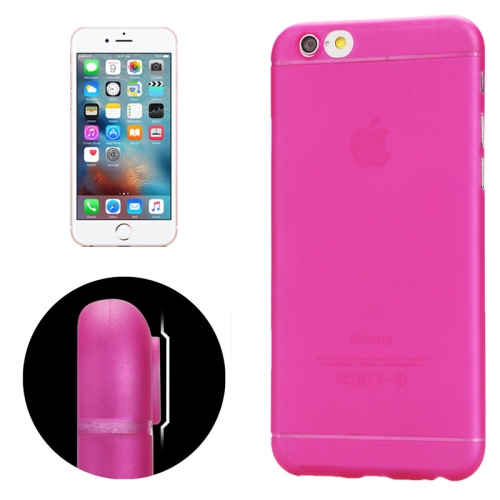 

Ultrathin Camera Protection Design Translucence PP Case for iPhone 6 & 6S(Magenta)