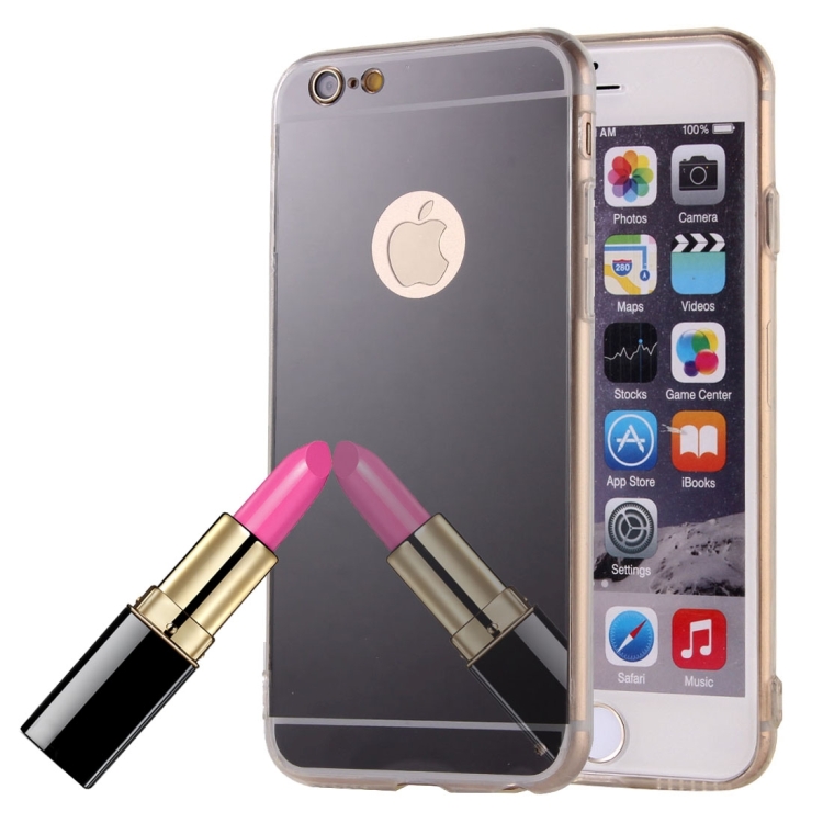 

Electroplating Mirror TPU Protective Case for iPhone 6 & 6s(Black)