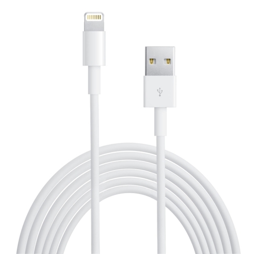 

2m Super Quality Multiple Strands TPE Material USB Sync Data Charging Cable, For iPhone 6 & 6 Plus, iPhone 5 & 5S & 5C, Compatible with up to iOS 11.02(White)