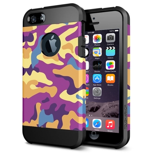 

For iPhone 6 Camouflage Pattern PC + TPU Colorful Armor Hard Case