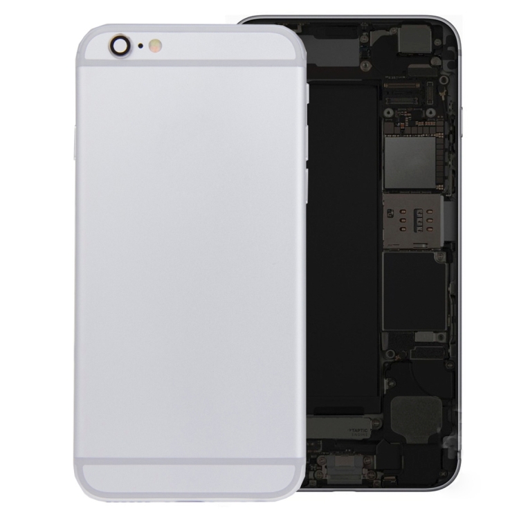 

Battery Back Cover Assembly with Card Tray for iPhone 6s Plus(Silver)