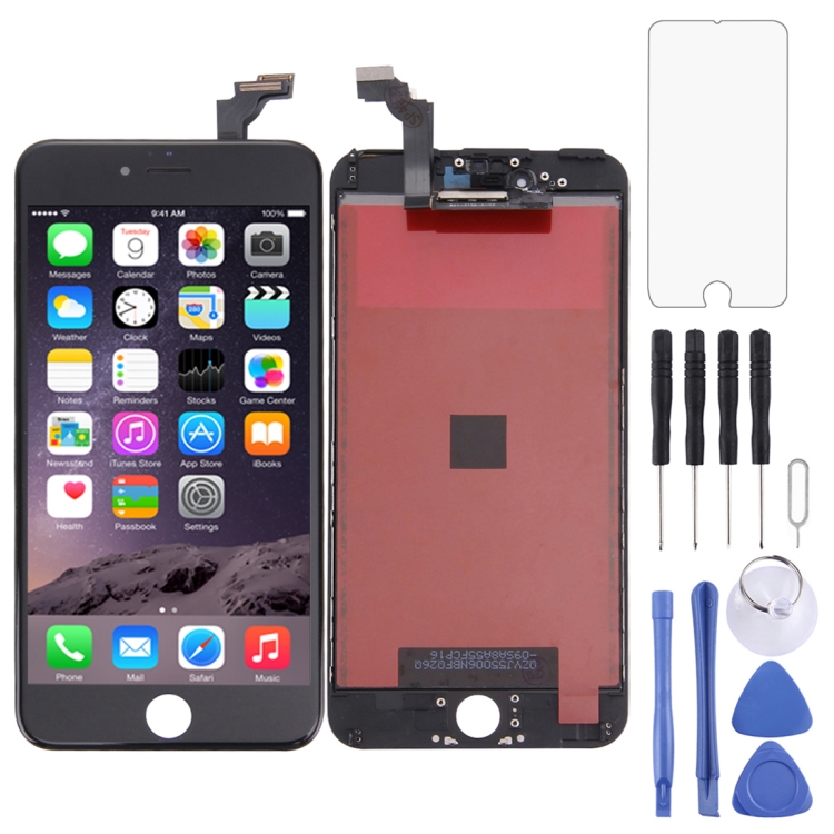 

LCD Screen and Digitizer Full Assembly with Frame for iPhone 6 Plus(Black)