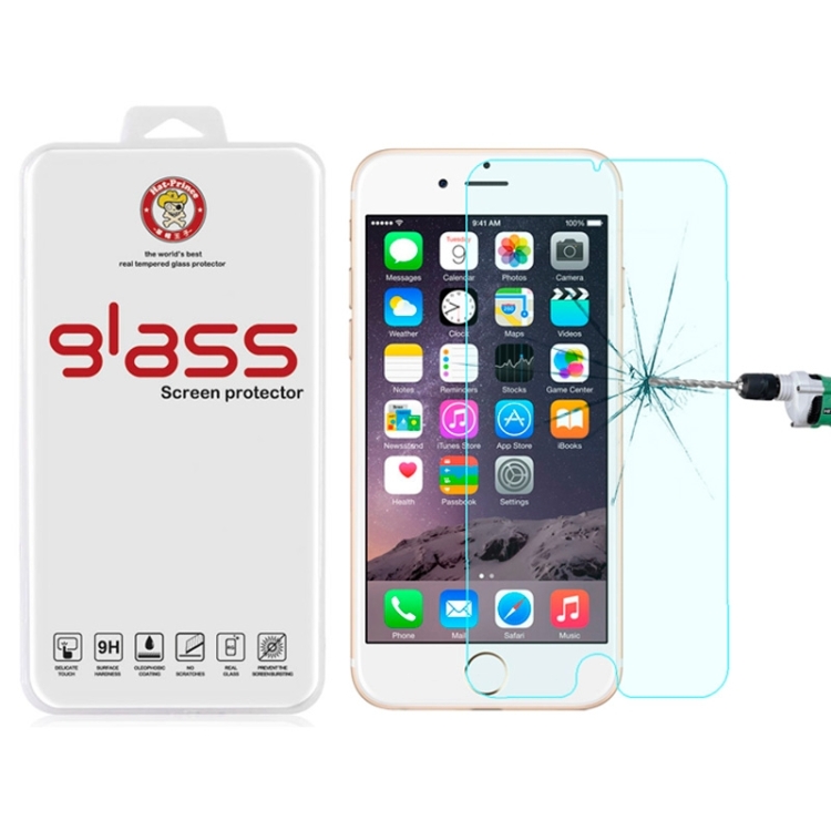

Hat-Prince 0.26mm 9H Surface Hardness 2.5D Explosion-proof Tempered Glass Film for iPhone 6 Plus