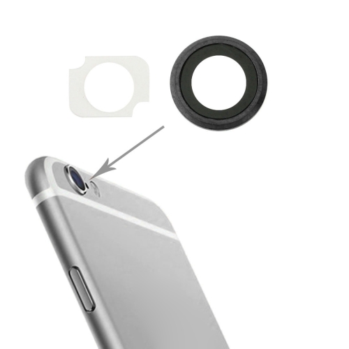 

10 Pairs / Set Rear Camera Lens Ring + Flashlight Bracker for iPhone 6 Plus & 6s Plus (Grey)