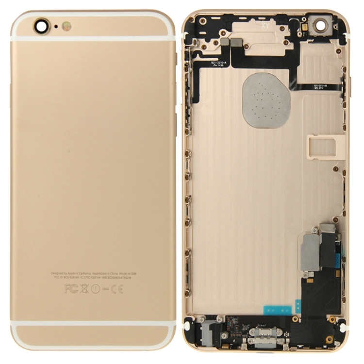 

Full Housing Back Cover for iPhone 6 Plus(Gold)