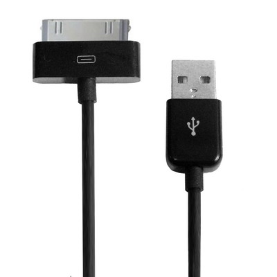 

Black USB Data Cable for New iPad (iPad 3) / iPad 2/ iPad, iPhone 4 & 4S, iPhone 3GS/3G, iPod touch, Length: 1m(Black)