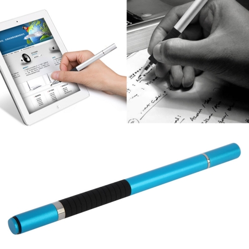 

2 in 1 Stylus Touch Pen + Ball Pen for iPhone 6 & 6 Plus / 5 & 5S & 5C, iPad Air 2 / iPad mini 1 / 2 / 3 / New iPad (iPad 3) / iPad and All Capacitive Touch Screen(Blue)
