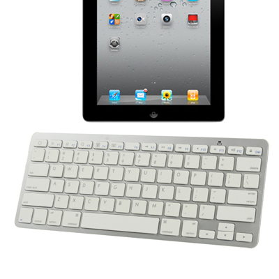 

Ultra-thin Bluetooth 3.0 Keyboard for iPad 4 / iPad 3 / iPad 2 / iPad