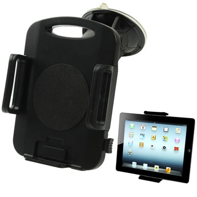 

360 Degree Rotation Car Universal Holder , For New iPad (iPad 3) / iPad 2 / Galaxy Tab 2 (10.1) / P5100 / Galaxy Tab 2 (7.0) / P3100 / Galaxy Tab 7.7 / P6800 / Galaxy Tab 7.0 Plus / P6200 / All Tablet PC / GPS / DVD(Black)