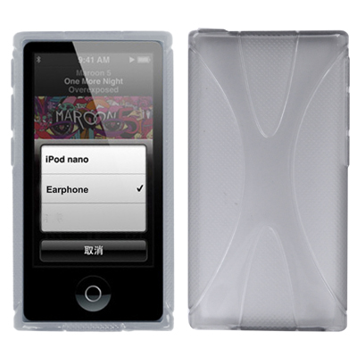 

X-Shaped TPU Case for iPod nano 7 (Grey)