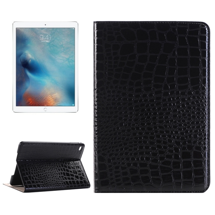 

Crocodile Texture Horizontal Flip Leather Case with Holder & Card Slots & Wallet for iPad Pro 12.9 inch(Black)