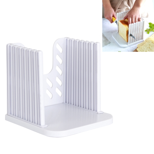 

Bread Loaf Toast Kitchen Slicer Cutter Mold Maker Slicing Cutting Guide Tool(White)