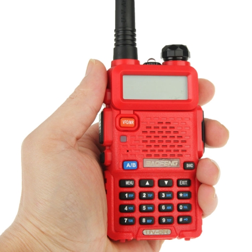 

BAOFENG UV-5R Professional Dual Band Transceiver FM Two Way Radio Walkie Talkie Transmitter(Red)