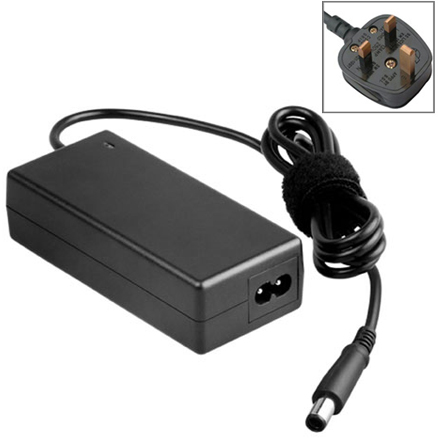 

UK Plug AC Adapter 18.5V 3.5A 65W for HP COMPAQ Notebook, Output Tips: 7.4 x 5.0mm(Black)