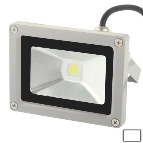 

10W High Power Floodlight Lamp, White LED Light, AC 85-265V, Luminous Flux: 900lm