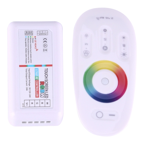 

2.4G Touch Screen Remote RGBW LED Controller