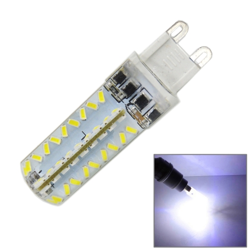 

G9 5W 450LM 72 LED SMD 3014 Dimmable Silicone Corn Light Bulb, AC 220V (Natural White Light)