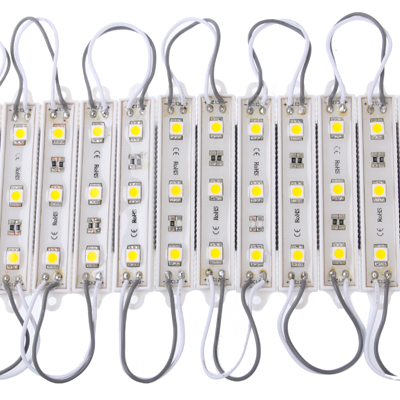 

Module Light Strip, 20x 3-LED Warm White Light 5050 SMD LED, DC 12V