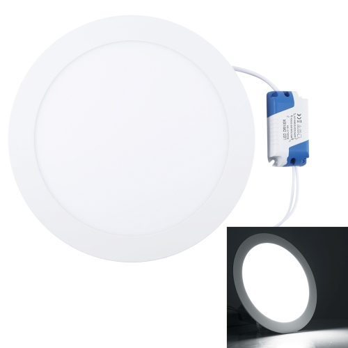 

18W 22.5cm Round Panel Light Lamp with LED Driver, 90 LED SMD 2835, Luminous Flux: 1480LM, AC 85-265V, Cutout Size: 20cm