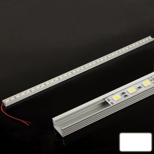 

8.5W Aluminum Light Bar with Square Holder, 36 LED 5050 SMD, White Light, Length: 50cm