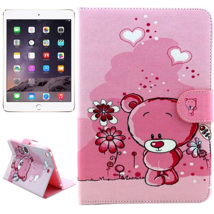 

Little Bear Pattern Horizontal Flip Leather Case with Holder & Card Slots & Wallet for iPad Mini 3 / 2 / 1