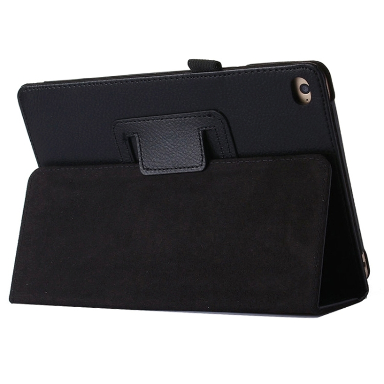 

Litchi Texture Horizontal Flip PU Leather Protective Case with Holder for iPad mini 4(Black)
