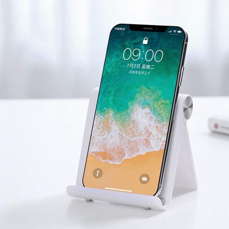 

Peacock Adjustable Stand Desktop Holder, For iPad Air & Air 2, iPad mini, Galaxy Tab, and other Tablet PC(White)