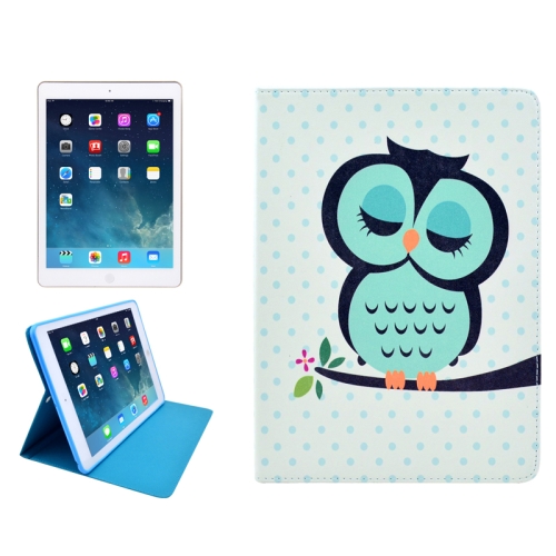 

Owl Pattern Protective PU Leather Case with Sleep / Wake-up Function & Card Slot for iPad Mini / Retina
