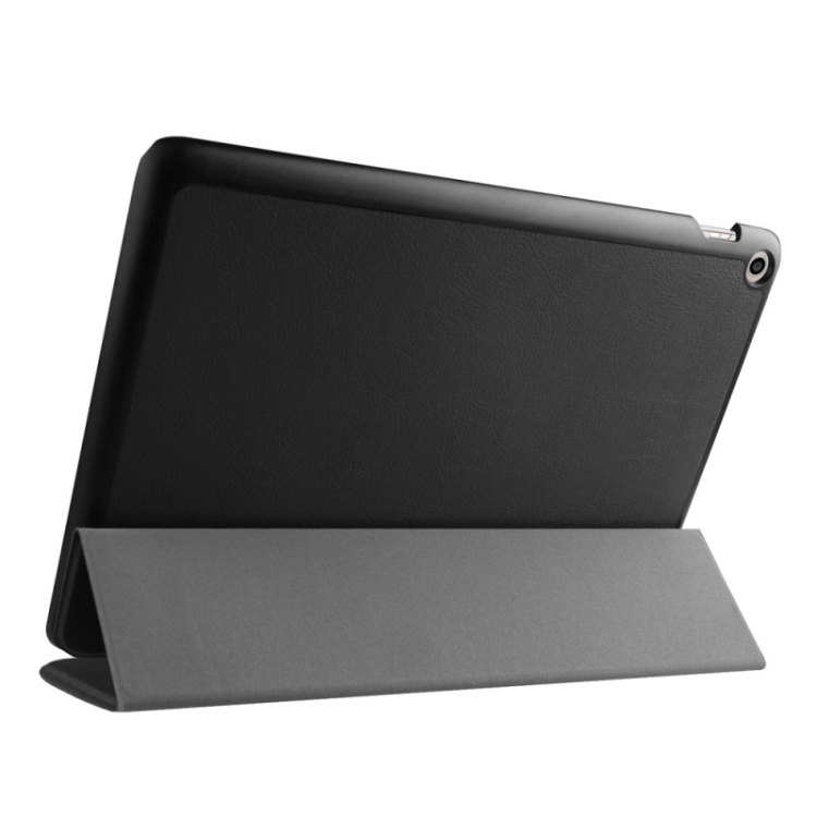 

Custer Texture Horizontal Flip Leather Case with 3-folding Holder for ASUS ZenPad 10 / Z300(Black)