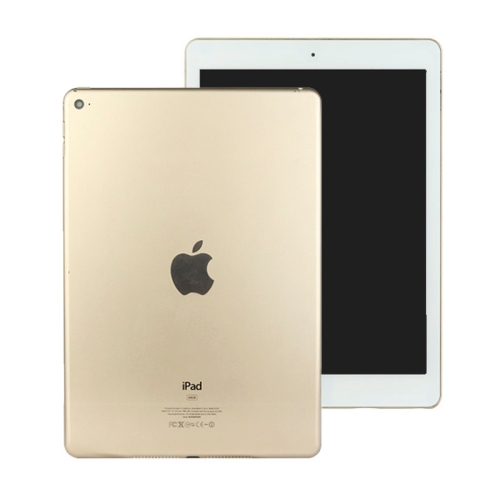 

Metal Material Dark Screen Display Non-Working Fake Dummy, Display Model for iPad Air 2(Gold)
