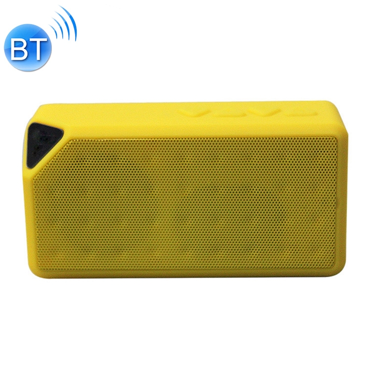 

Portable Bluetooth Speaker, Supporting TF Card / AUX / FM(Yellow)