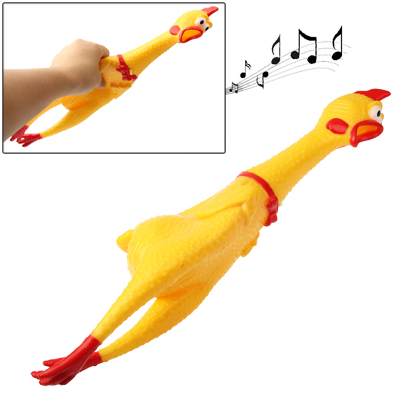 

40cm Interesting Toy Stress-Relieved Screaming Hen Shrilling Chicken Relief Squeezed Gift